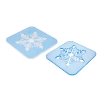 Modèle de Noël : sous-verre flocon de neige