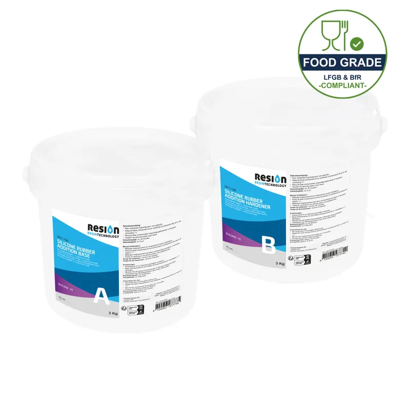 Siliconen gietrubber Shore 15 (6kg)