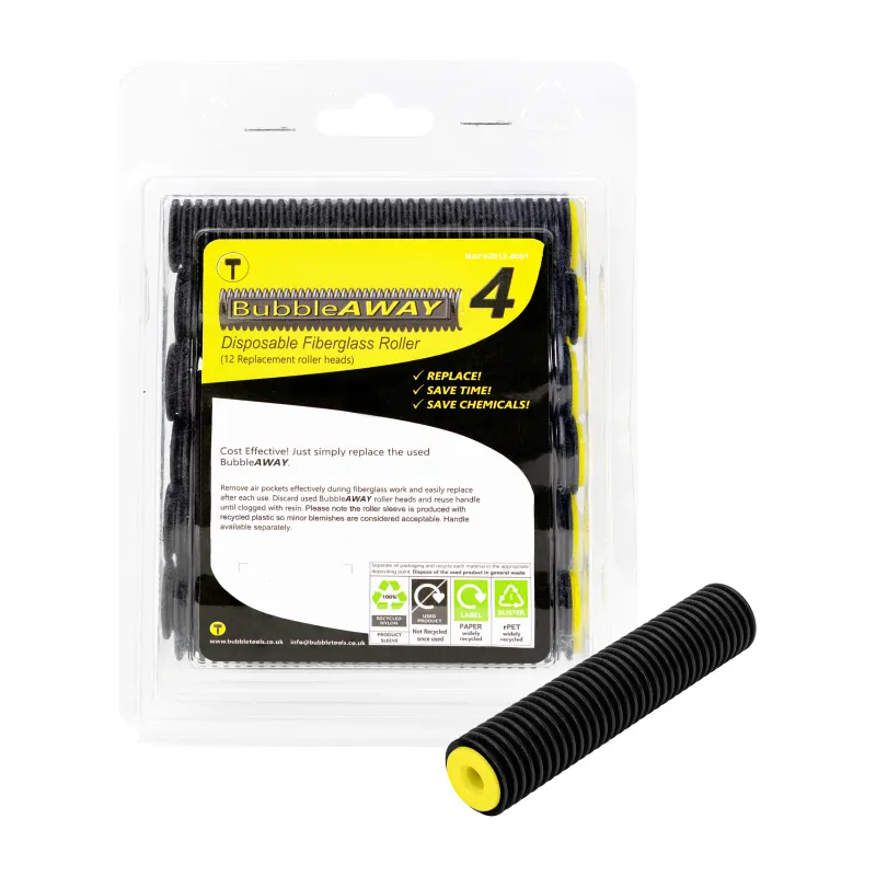 Wegwerp ontluchtingsrollers (doosje van 12 stuks)