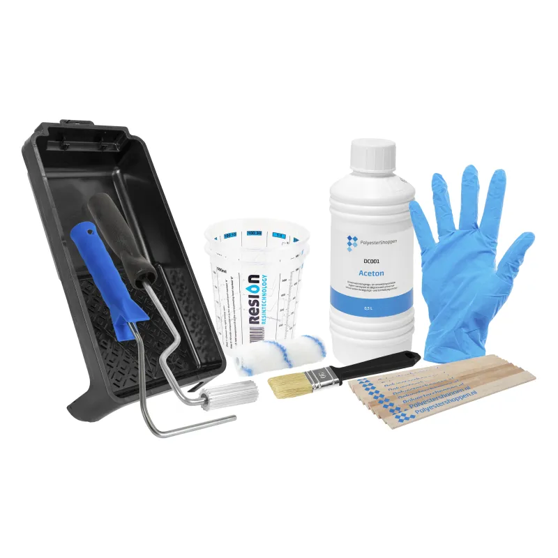 Auxiliary materials kit for Polyester