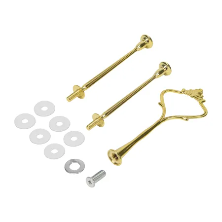 Gold etagère pins