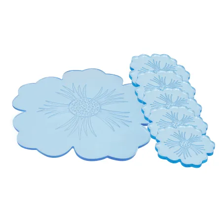 Bloemen onderzetter set