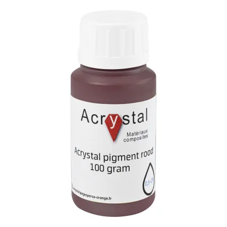 Acrystal pigment (rood)
