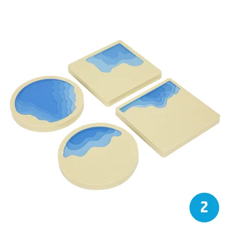 Siliconen mal Ocean Coasters (stap 2)