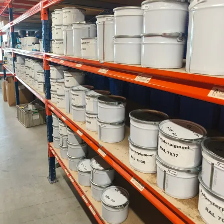 Uitverkoop: Polyesterpigment in RAL kleur
