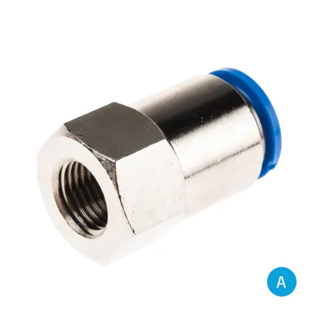 10x12 mm connector voor harde vacuümslang (A)