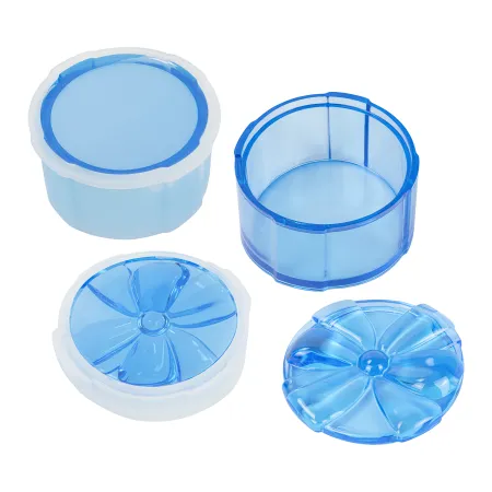 Silicone mould round storage box