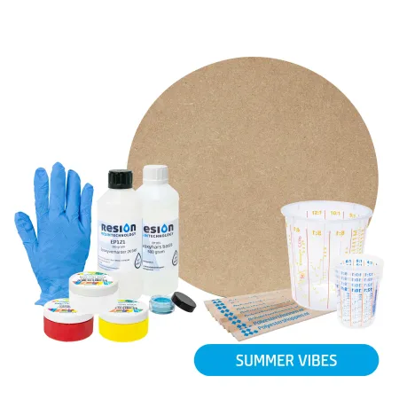 Epoxy schilderij pakket - Summer Vibe