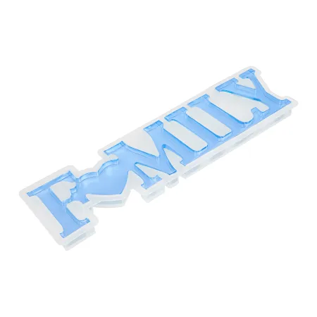 Siliconen mal Family letters in de mal