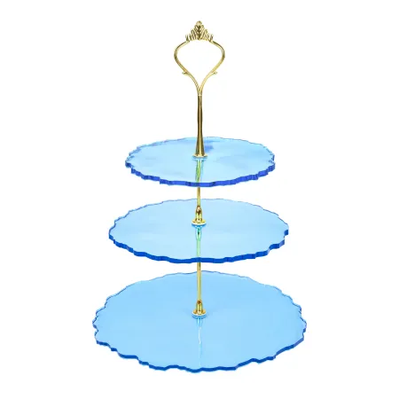 Silicone mould for a round etagere