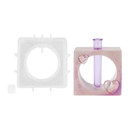 Silicone mould Vase (square)