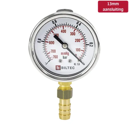 BILTEC Manometer (13mm aansluiting)