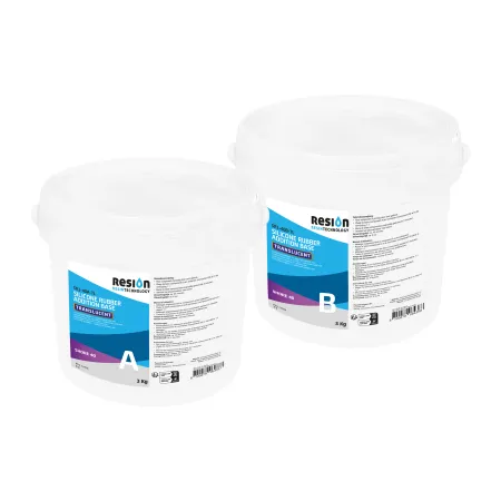 Siliconen gietrubber Shore 40 Translucent (6kg)