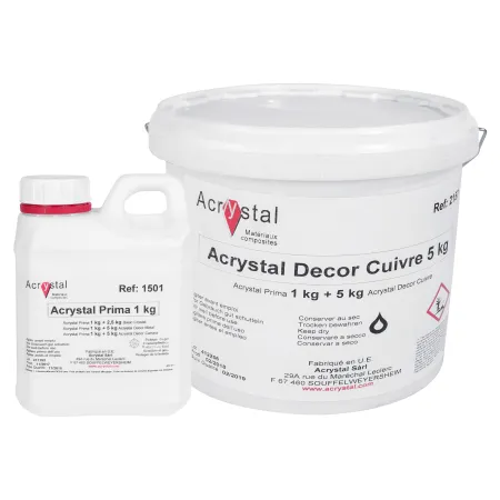 Acrystal Decor Cuivre koper lamineerkeramiek