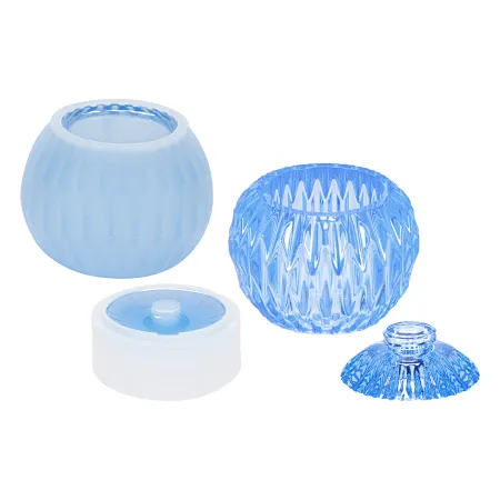 Silicone mould soap dispenser (round)