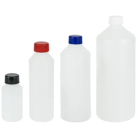 Plastic Fles HDPE naturel transparant 0,1 0,25 0,5 1 liter