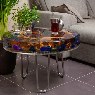 Epoxy bijzettafel