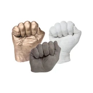 Hand gemaakt met porseleingips