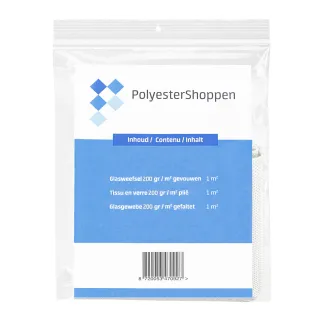 Tissu de verre 200 g/m² (emballé)