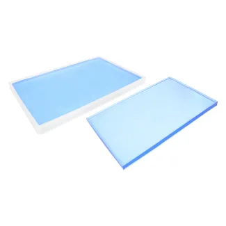 Silicone mould for serving trays
