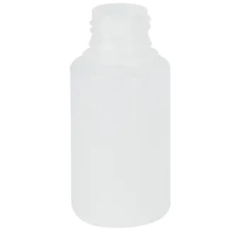 Plastic Fles HDPE naturel transparant 0,1 0,25 0,5 1 liter