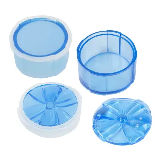 Silicone mould round storage box