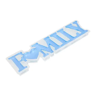 Siliconen mal Family letters in de mal
