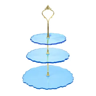 Silicone mould for a round etagere