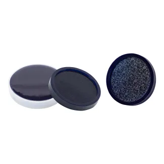 Holografische onderzetter mal rond (confetti)