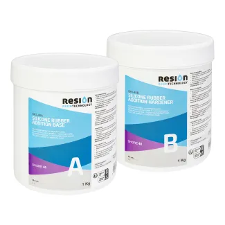 Siliconen gietrubber Shore 40 (set 2 kg)