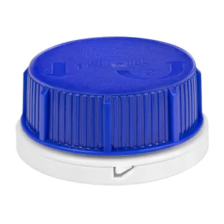 Kindveilige dop voor jerrycans (blauw)