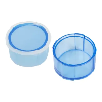 Silicone mould round storage box