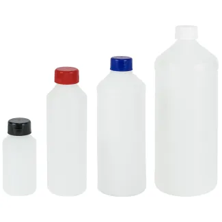 Plastic Fles HDPE naturel transparant 0,1 0,25 0,5 1 liter
