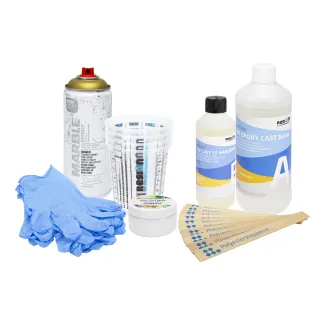 Kit de marbre époxy (blanc)