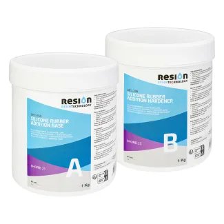 Siliconen gietrubber Shore 25 (2kg set)